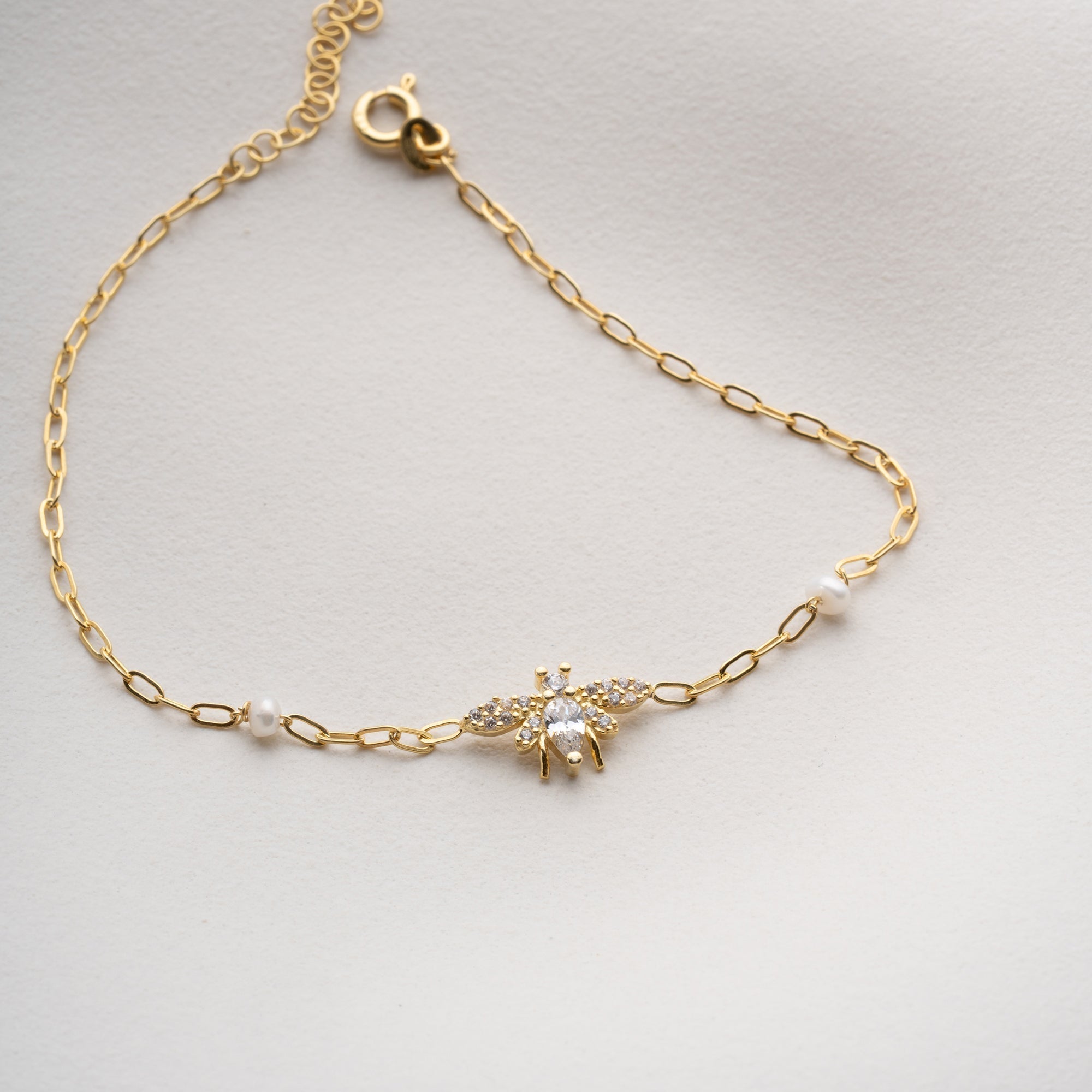 MIE PEARL ARMBAND aus 925 Silber - Eleganter Armband - AURIME