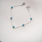 MINI NAZAR ARMBAND aus 925 Silber - Eleganter Armband - AURIME