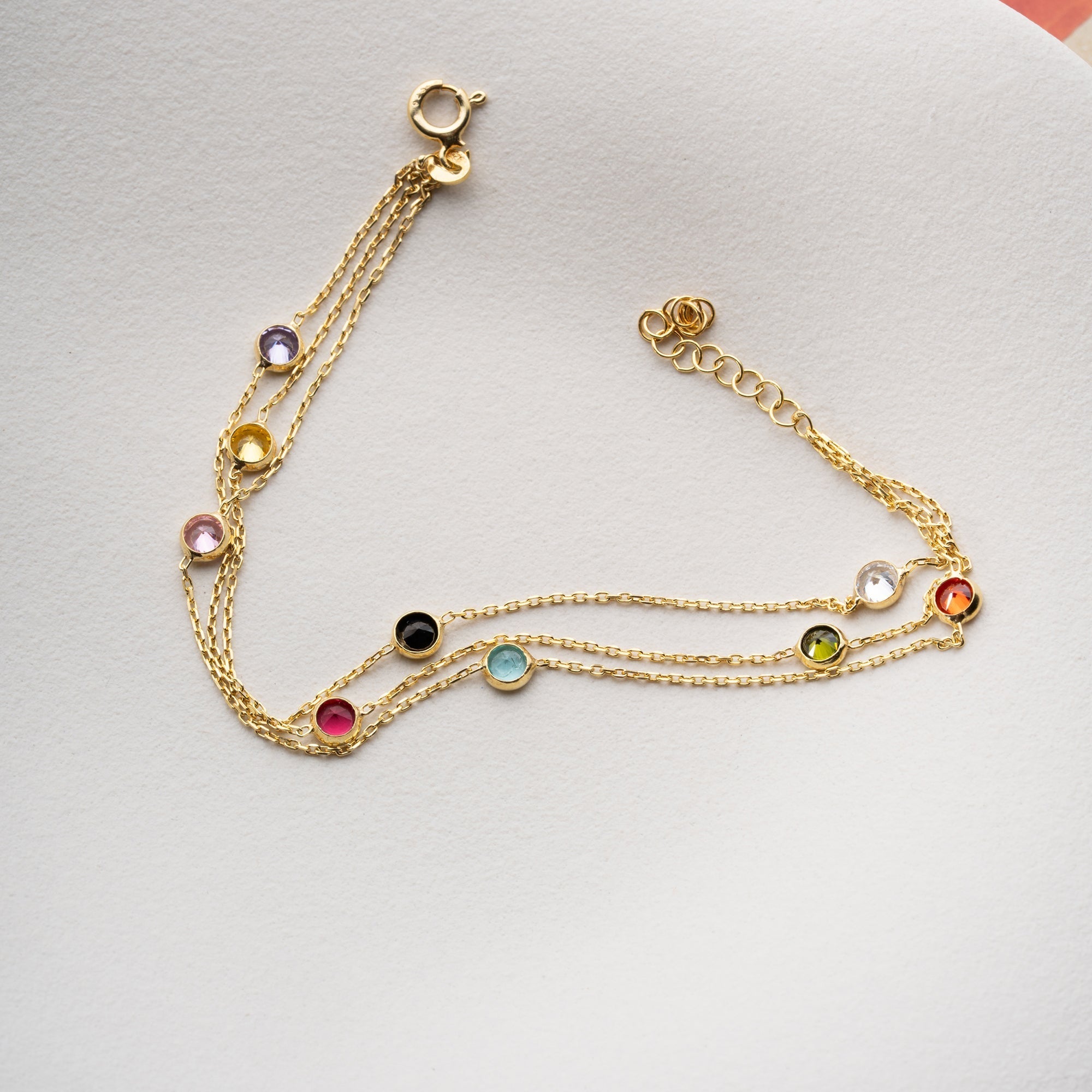 GIVE COLOR ARMBAND aus 925 Silber - Eleganter Armband - AURIME