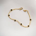 BLACK TENU ARMBAND aus 925 Silber - Eleganter Armband - AURIME