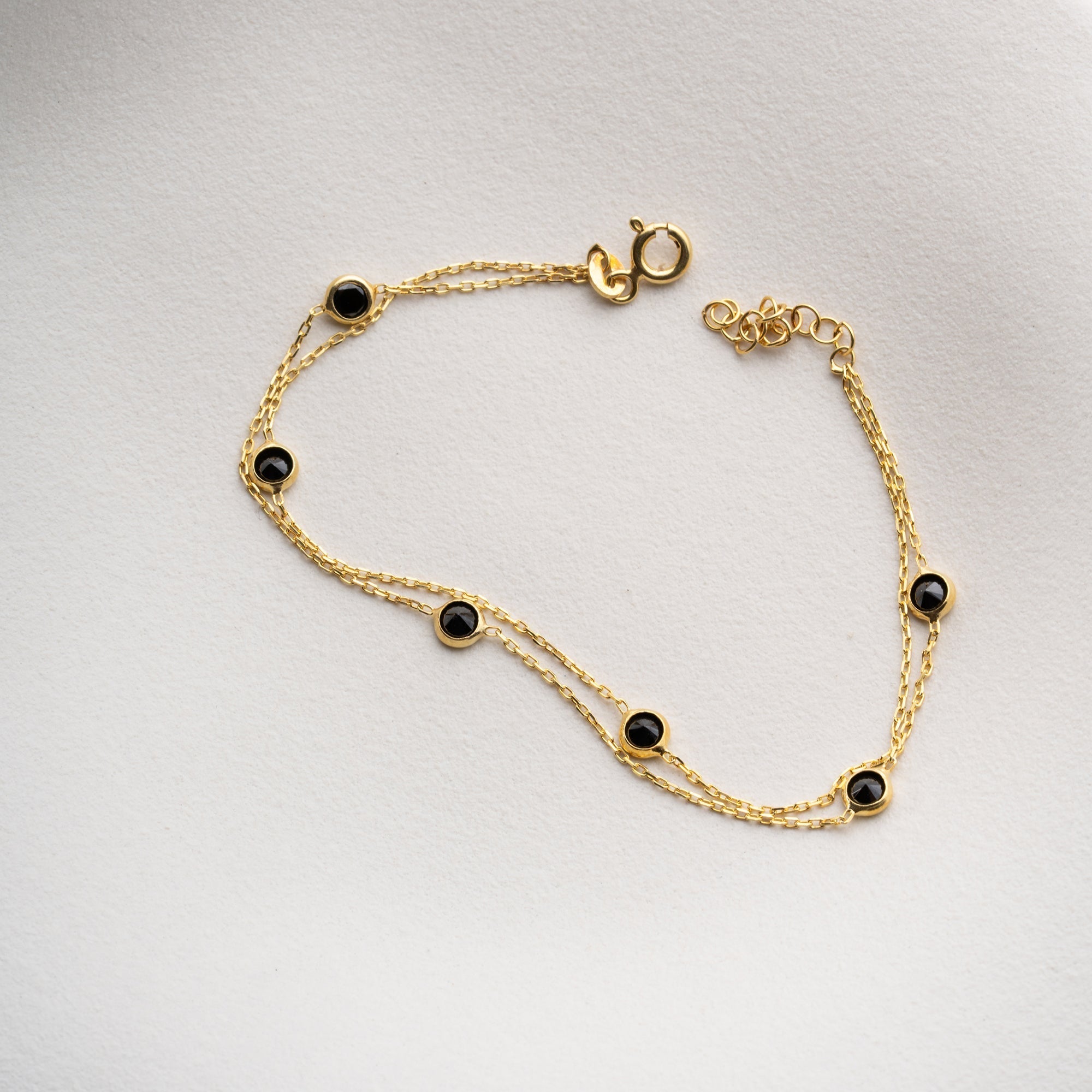 BLACK TENU ARMBAND aus 925 Silber - Eleganter Armband - AURIME