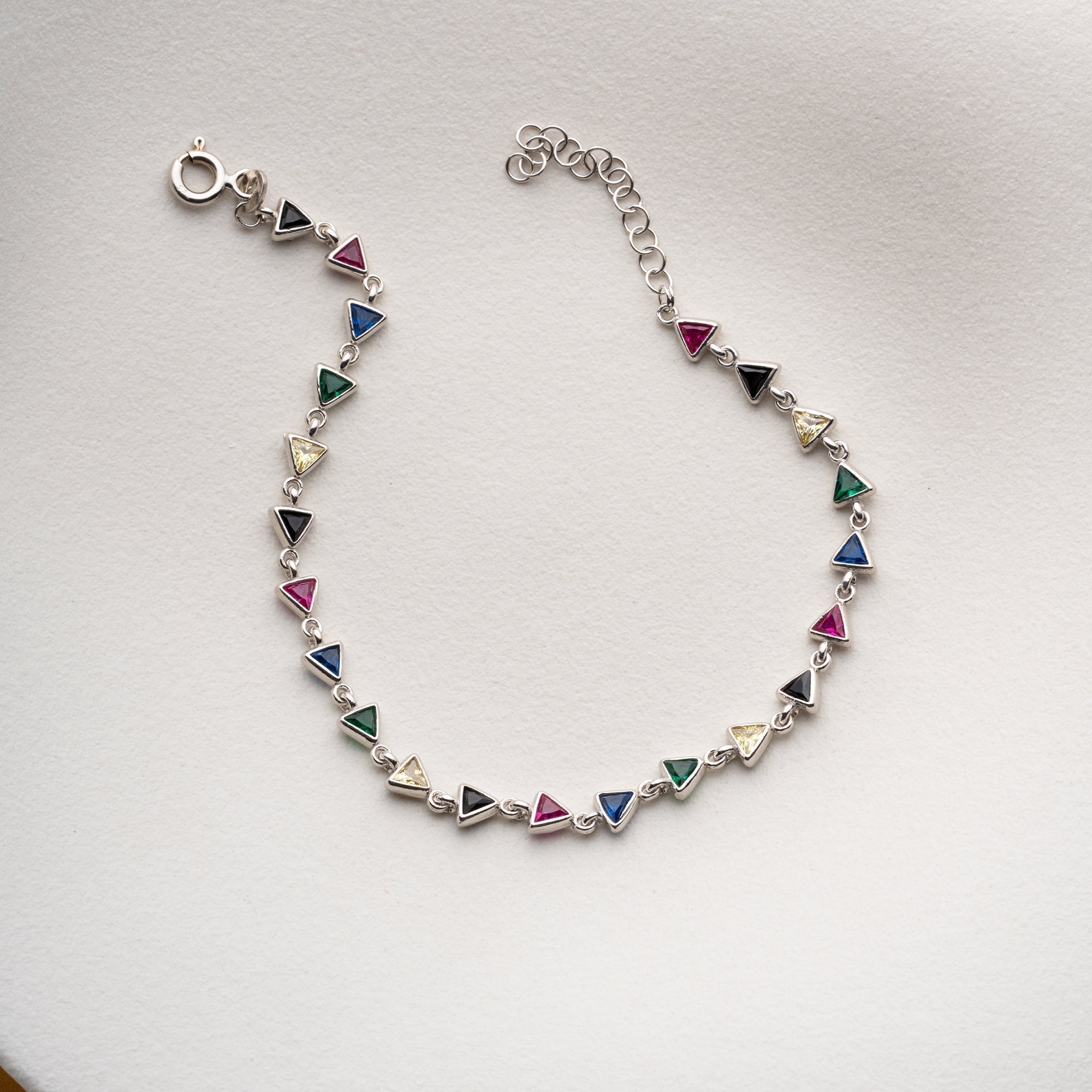 REDU COLORFULL ARMBAND aus 925 Silber - Eleganter Armband - AURIME