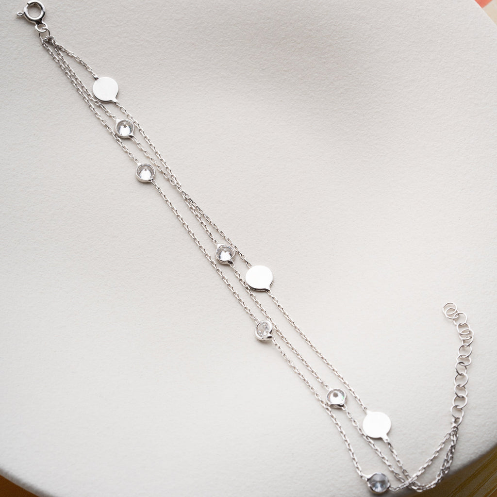 VOHO STONE ARMBAND aus 925 Silber - Eleganter Armband - AURIME