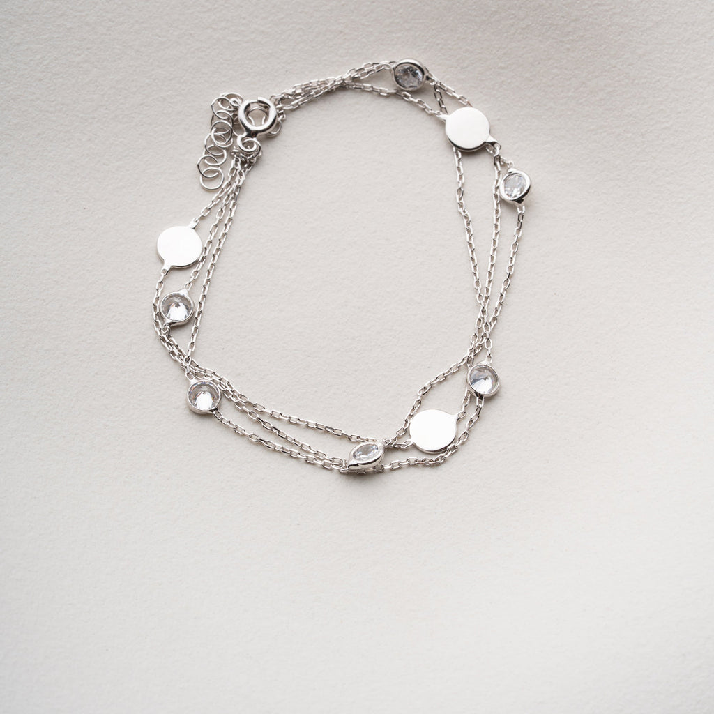 VOHO STONE ARMBAND aus 925 Silber - Eleganter Armband - AURIME
