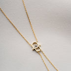 MINI FATIMAS HANDKETTE aus 925 Silber - Eleganter Halskette - AURIME