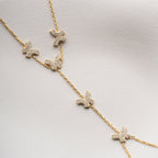 BUTTERFLY HANDKETTE aus 925 Silber - Eleganter Halskette - AURIME