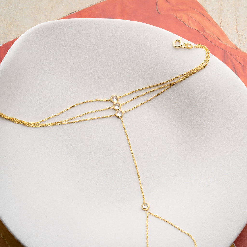 MIBUZU HANDKETTE aus 925 Silber - Eleganter Halskette - AURIME