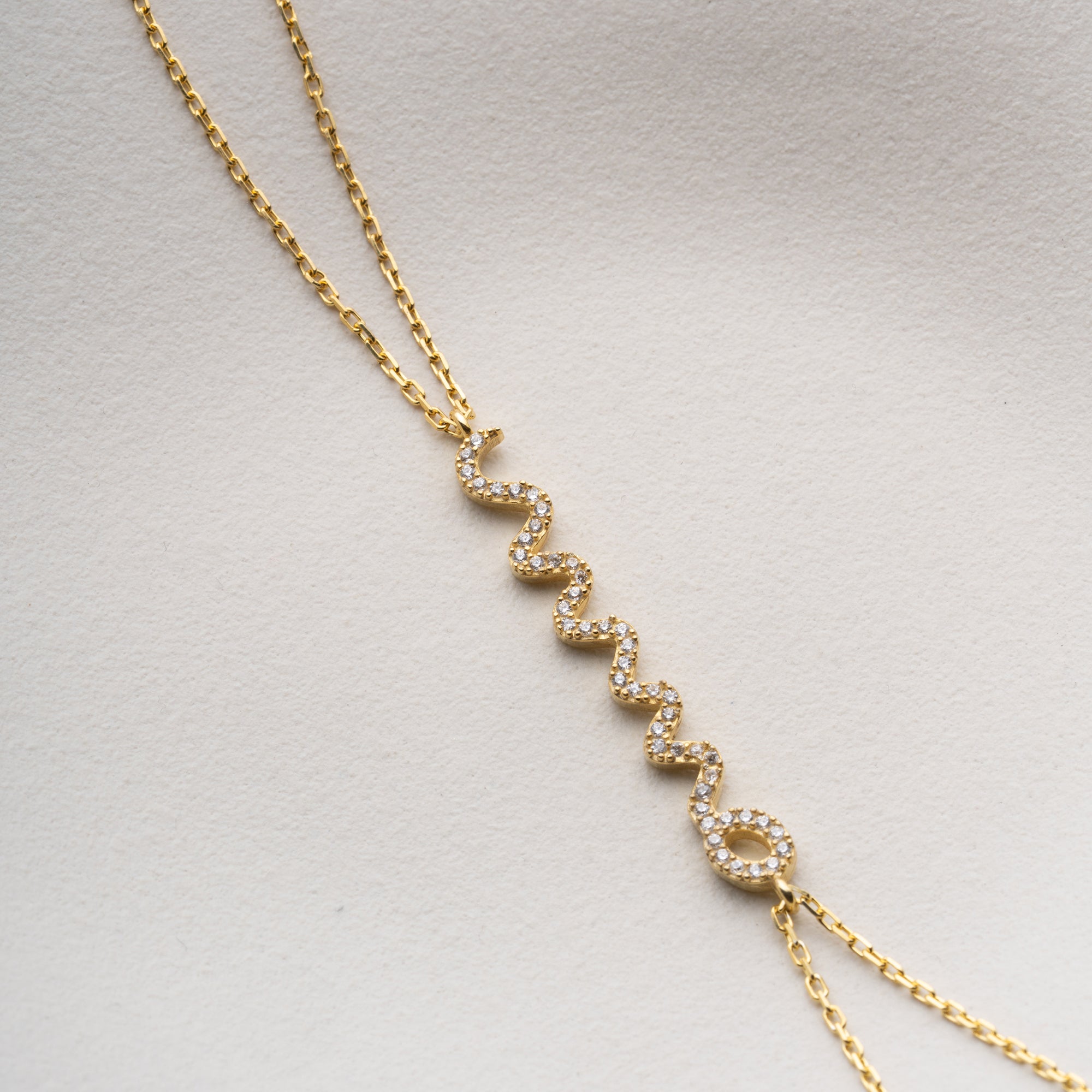 SNAKE HANDKETTE aus 925 Silber - Eleganter Halskette - AURIME