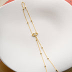 ZIRKONIA AUGE HANDKETTE aus 925 Silber - Eleganter Halskette - AURIME