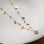 NAZAR COIN KETTE aus 925 Silber - Eleganter Halskette - AURIME