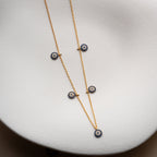 NAZAR CHOCKER 5ER KETTE aus 925 Silber - Eleganter Halskette - AURIME