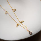 NAZAR CHARM KETTE aus 925 Silber - Eleganter Halskette - AURIME