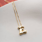 ICON BOMB BUCHSTABEN HALKSETTE aus 925 Silber - Eleganter Schmuckset - AURIME