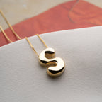 ICON BOMB BUCHSTABEN HALKSETTE aus 925 Silber - Eleganter Schmuckset - AURIME