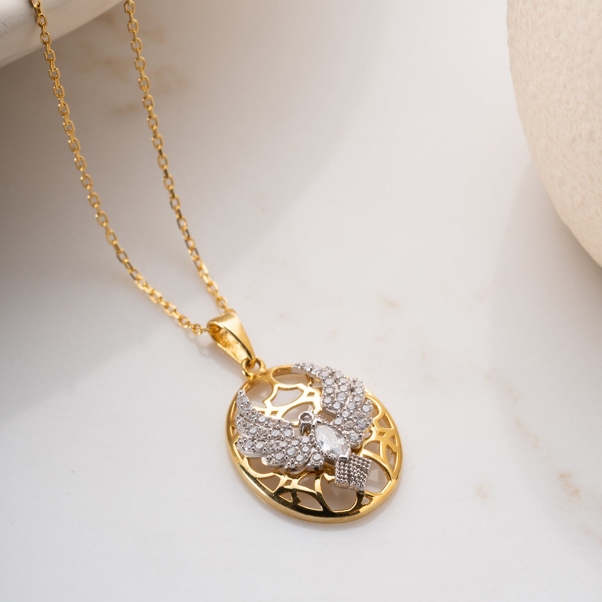 ZENE KETTE aus 925 Silber - Eleganter Halskette - AURIME
