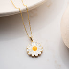 SUNFLOWER KETTE aus 925 Silber - Eleganter Halskette - AURIME