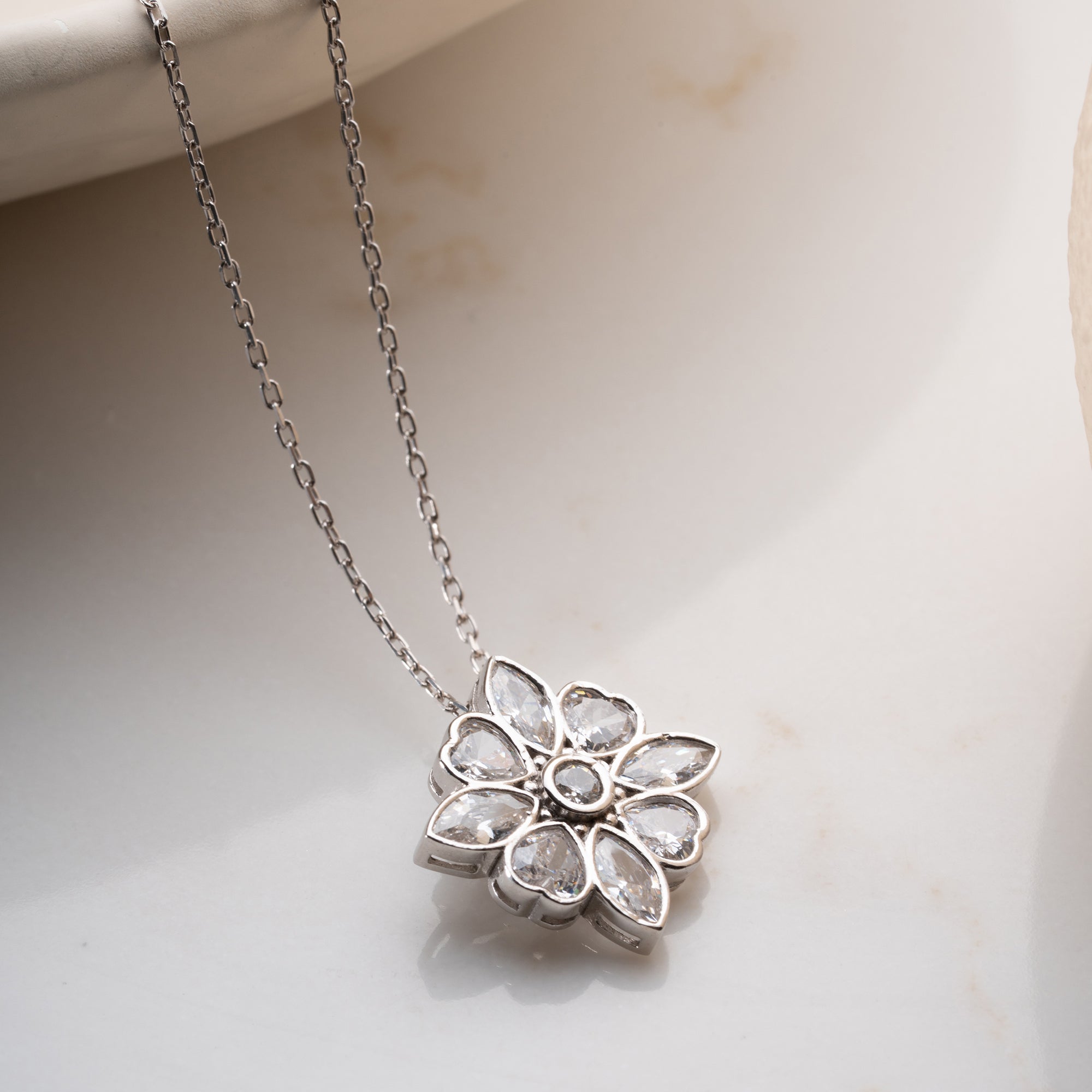 ZAMU KETTE aus 925 Silber - Eleganter Halskette - AURIME