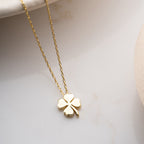 MINI KLEE KETTE aus 925 Silber - Eleganter Halskette - AURIME