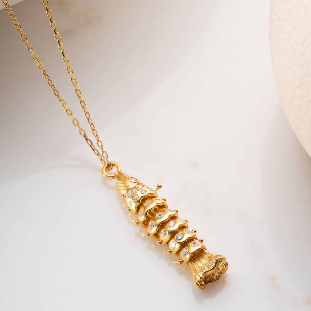 FISH KETTE aus 925 Silber - Eleganter Halskette - AURIME