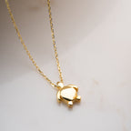 MINI TURTLE KETTE aus 925 Silber - Eleganter Halskette - AURIME