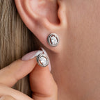 MINIMALISTISCH OVAL AUS SILBER OHRRINGE | 925 SILBER
