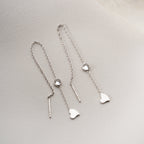 VUCO HEART OHRRINGE aus 925 Silber - Eleganter Ohrringe - AURIME