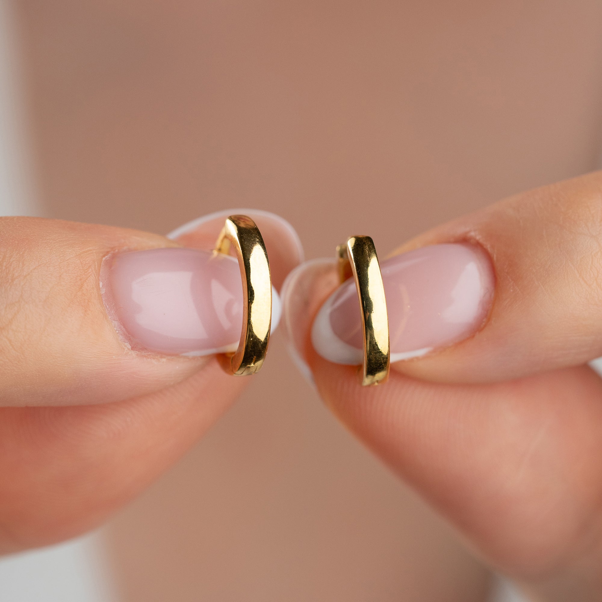 MINIMALISTISCHER BASIC-RING OHRRINGE | 925 SILBER