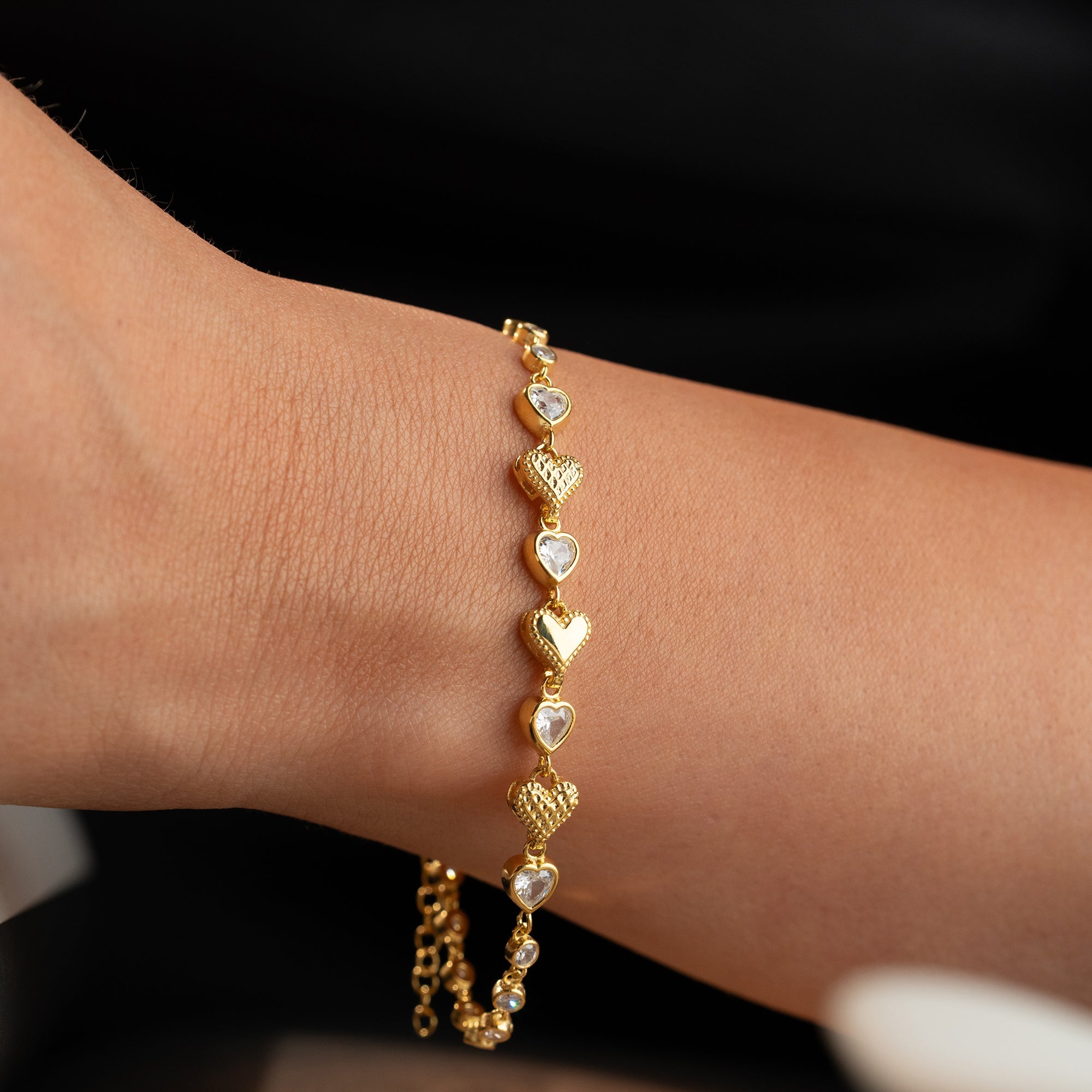FUNKELND ARMKETTE | 925 SILBER