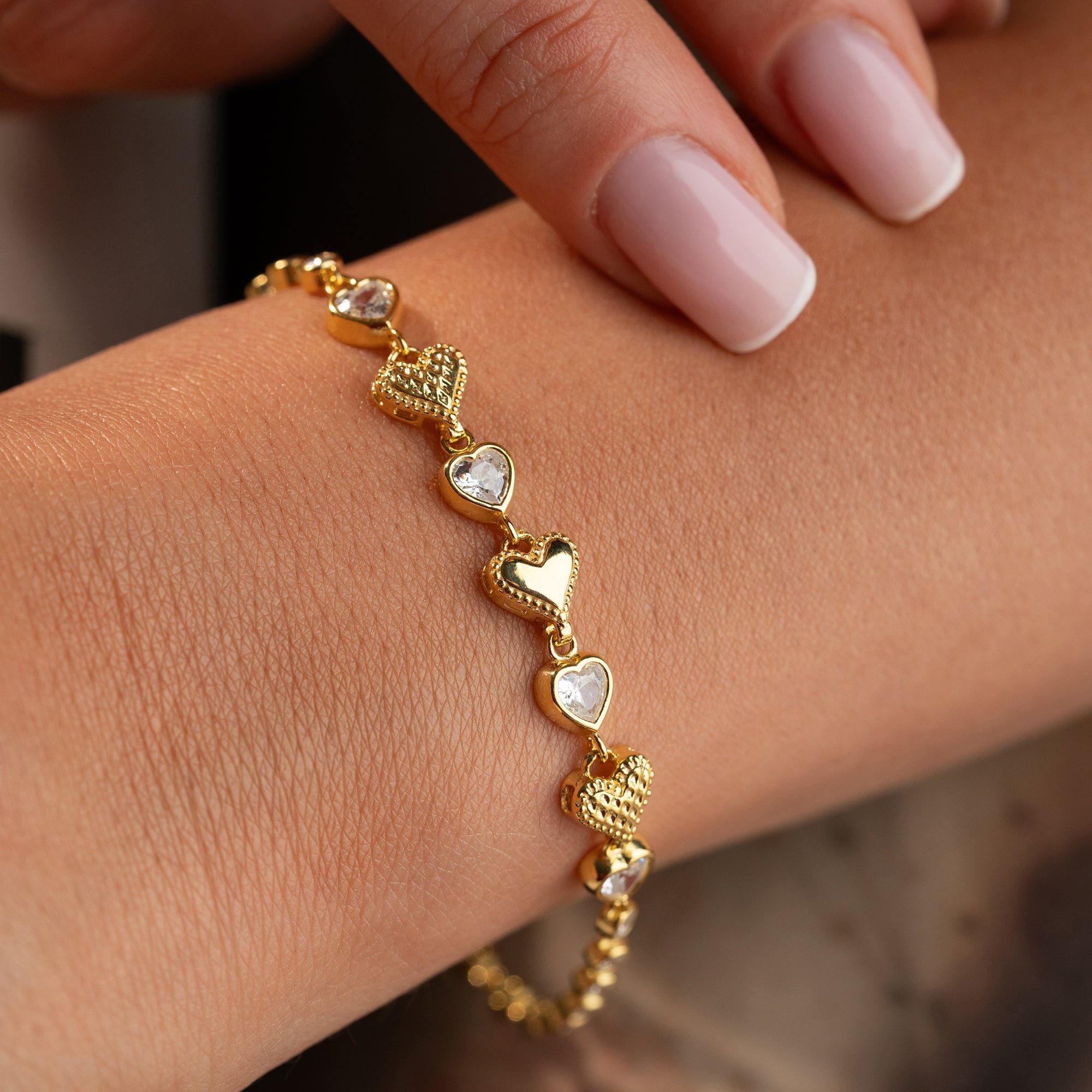 FUNKELND ARMKETTE | 925 SILBER