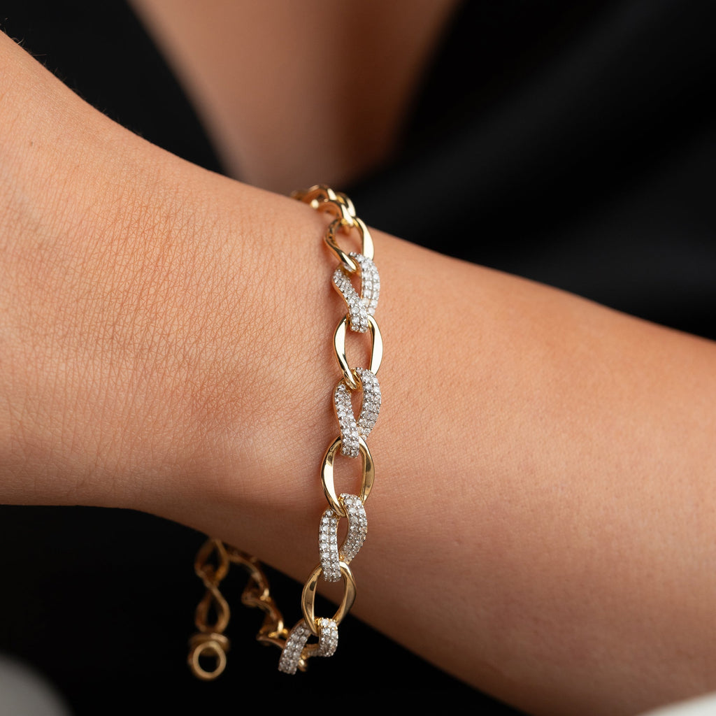 GLANZ ARMKETTE | 925 SILBER