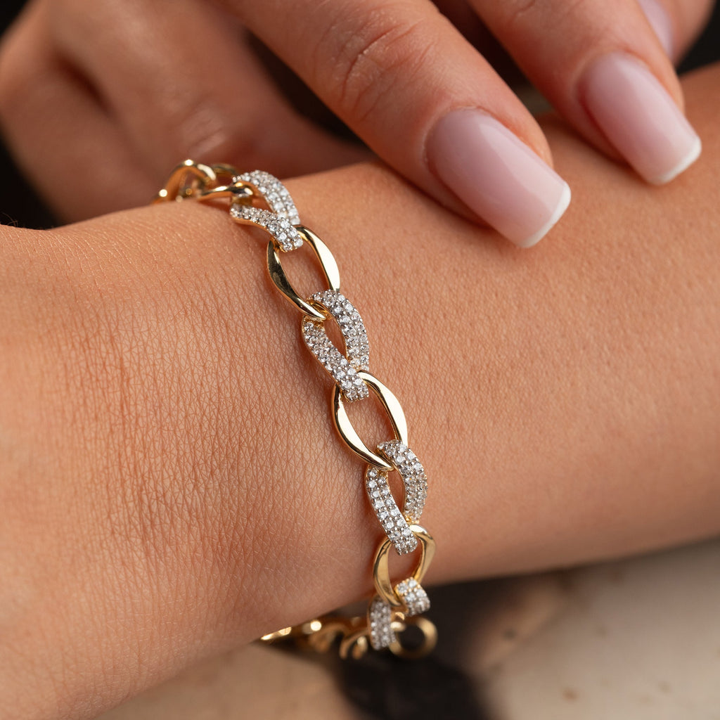 GLANZ ARMKETTE | 925 SILBER