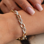 GLANZ ARMKETTE | 925 SILBER