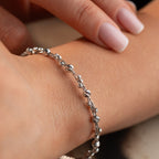 MEHRFACHE DORIKA ARMKETTE | 925 SILBER