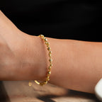 GOLD-SPIRAL-DORIKA ARMKETTE | 925 SILBER