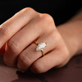 MARQUISE-STEIN RING | 925 SILBER