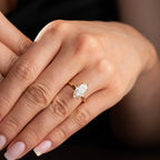 MARQUISE-STEIN RING | 925 SILBER