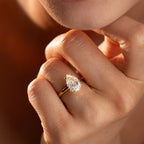 TROPFENSTEIN RING | 925 SILBER