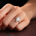 MARQUISE-STEIN RING | 925 SILBER