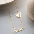 BIG BUTTERFLY NAMENSKETTE | 925 SILBER