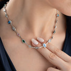 COLORFULL BIJOU HALSKETTE | 925 SILBER