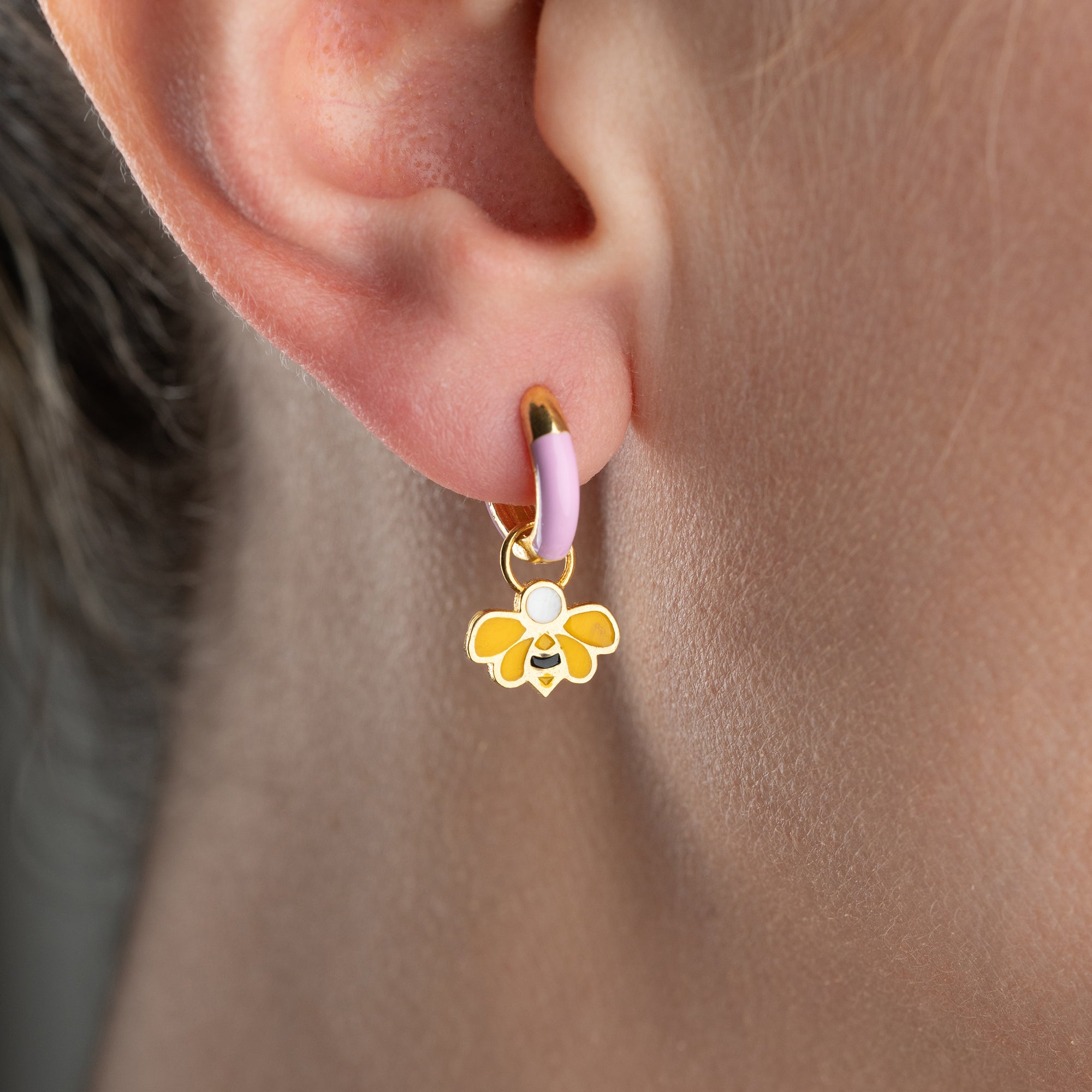 KINDER BEE OHRRINGE aus 925 Silber - Eleganter Ohrringe - AURIME