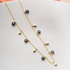 DROP X NAZAR KETTE aus 925 Silber - Eleganter Halskette - AURIME