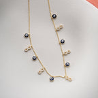 INFINITY X NAZAR KETTE aus 925 Silber - Eleganter Halskette - AURIME