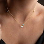 MINI DAISY HALSKETTE| 925 SILBER