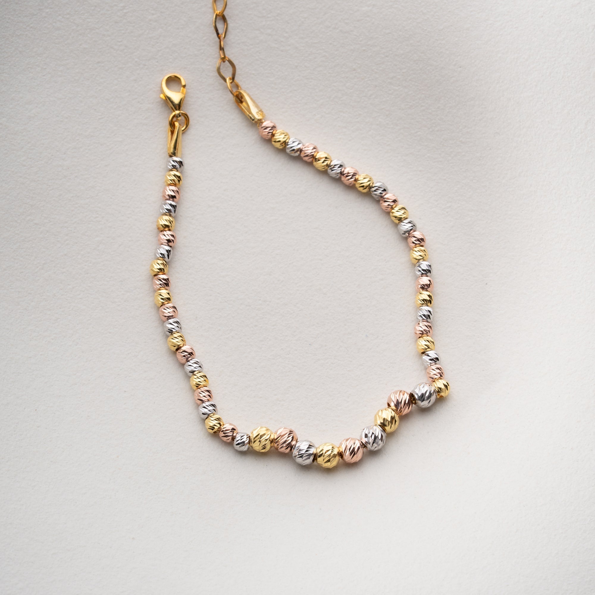 TRICOLOR DORIKA ARMBAND aus 925 Silber - Eleganter Armband - AURIME