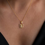 BIG BUTTERFLY HALSKETTE| 925 SILBER