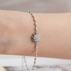 LOTUS ARMKETTE aus 925 Silber - Eleganter Halskette - AURIME