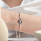 LOTUS ARMKETTE aus 925 Silber - Eleganter Halskette - AURIME