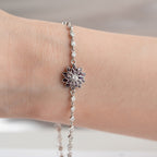 LOTUS ARMKETTE aus 925 Silber - Eleganter Halskette - AURIME