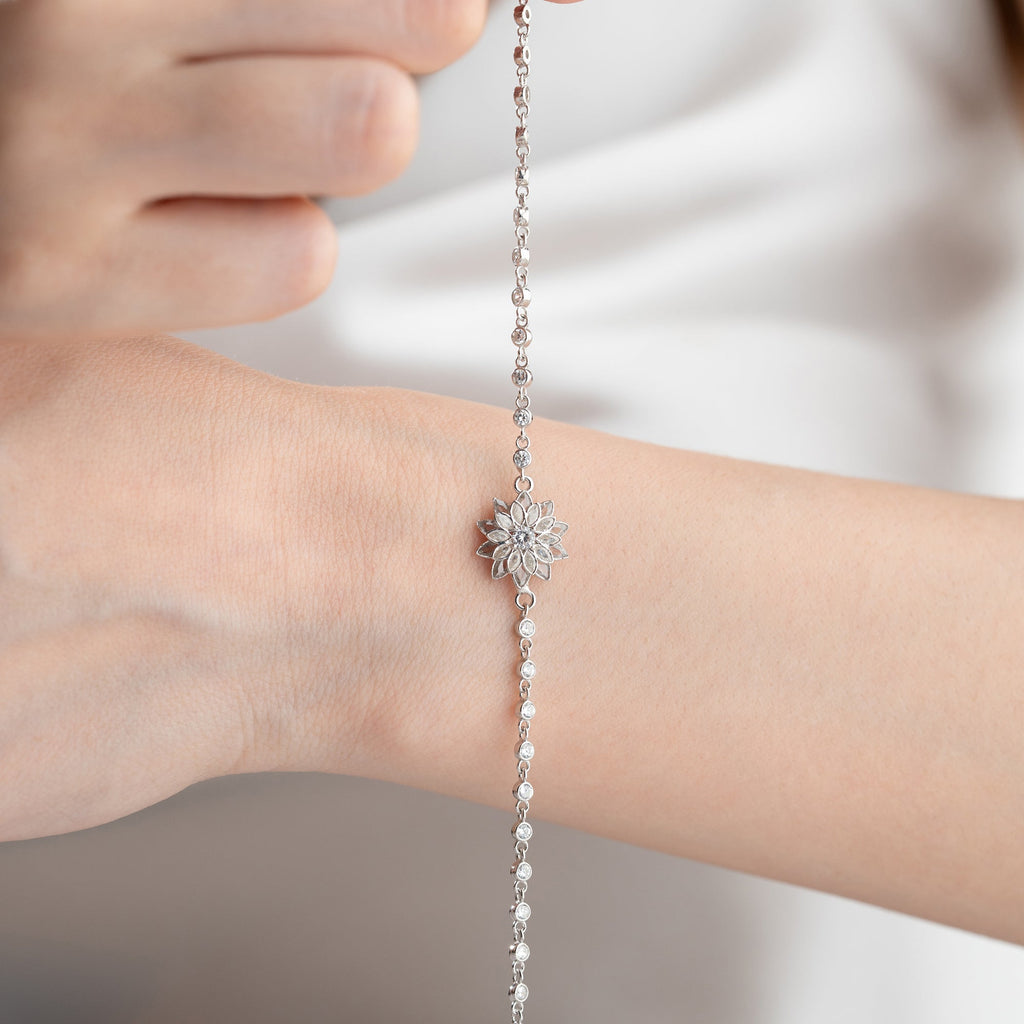 LOTUS ARMKETTE | 925 SILBER